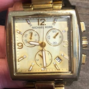 Well loved square face Michael Kors Watch